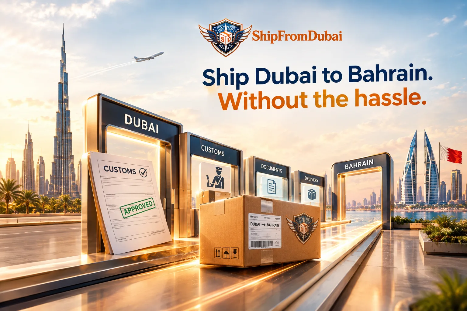 Express shipping from Dubai to Bahrain