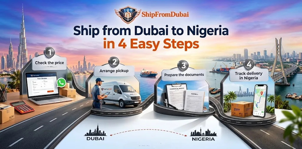 Express courier delivery Dubai to Nigeria