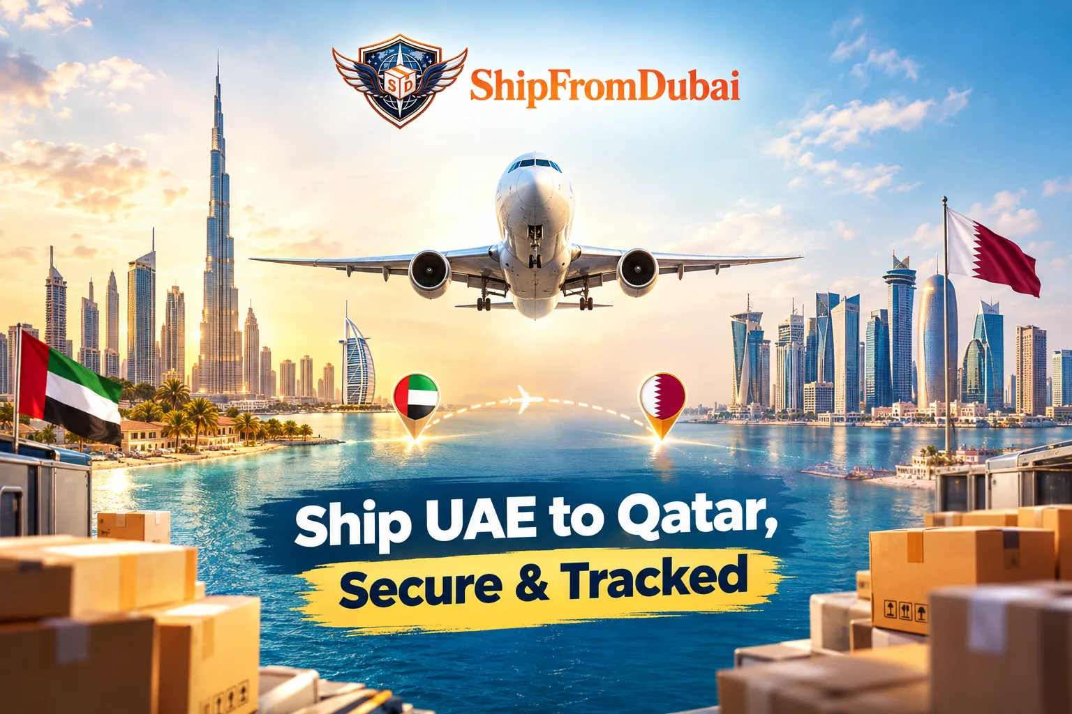 Shipping parcels from Dubai to Qatar