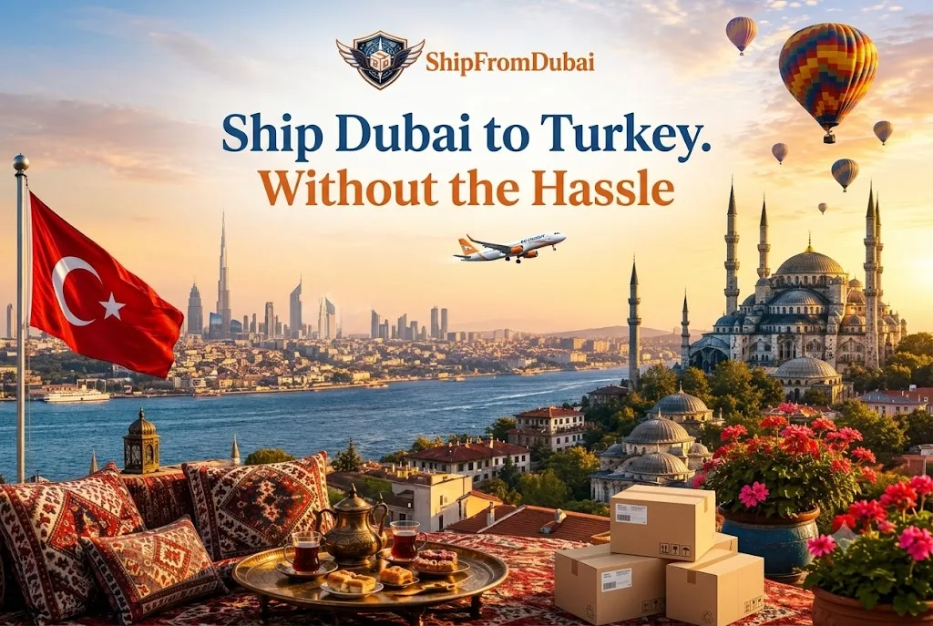 Courier delivery from Dubai to Turkey